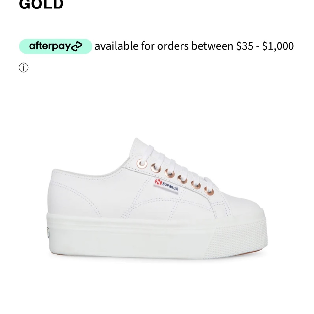 2790 NAPPA BIG EYELETS WHITE/ROSE GOLD - Picture 2 of 7